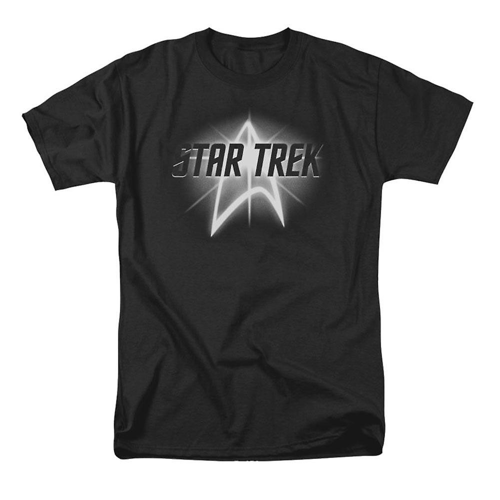 Foto 1 | Camiseta Rockinstone Star Trek Glow Logo 180 G/m² 100% Algodón - Venta Internacional.