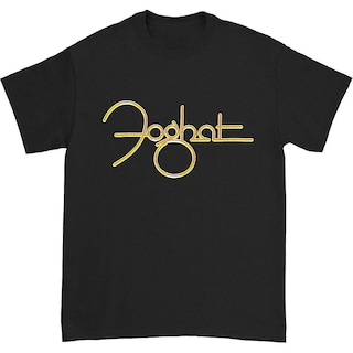 Foto 1 | Camiseta Rockinstone Foghat Gold Logo 180 G/m², 100% Algodón - Venta Internacional.