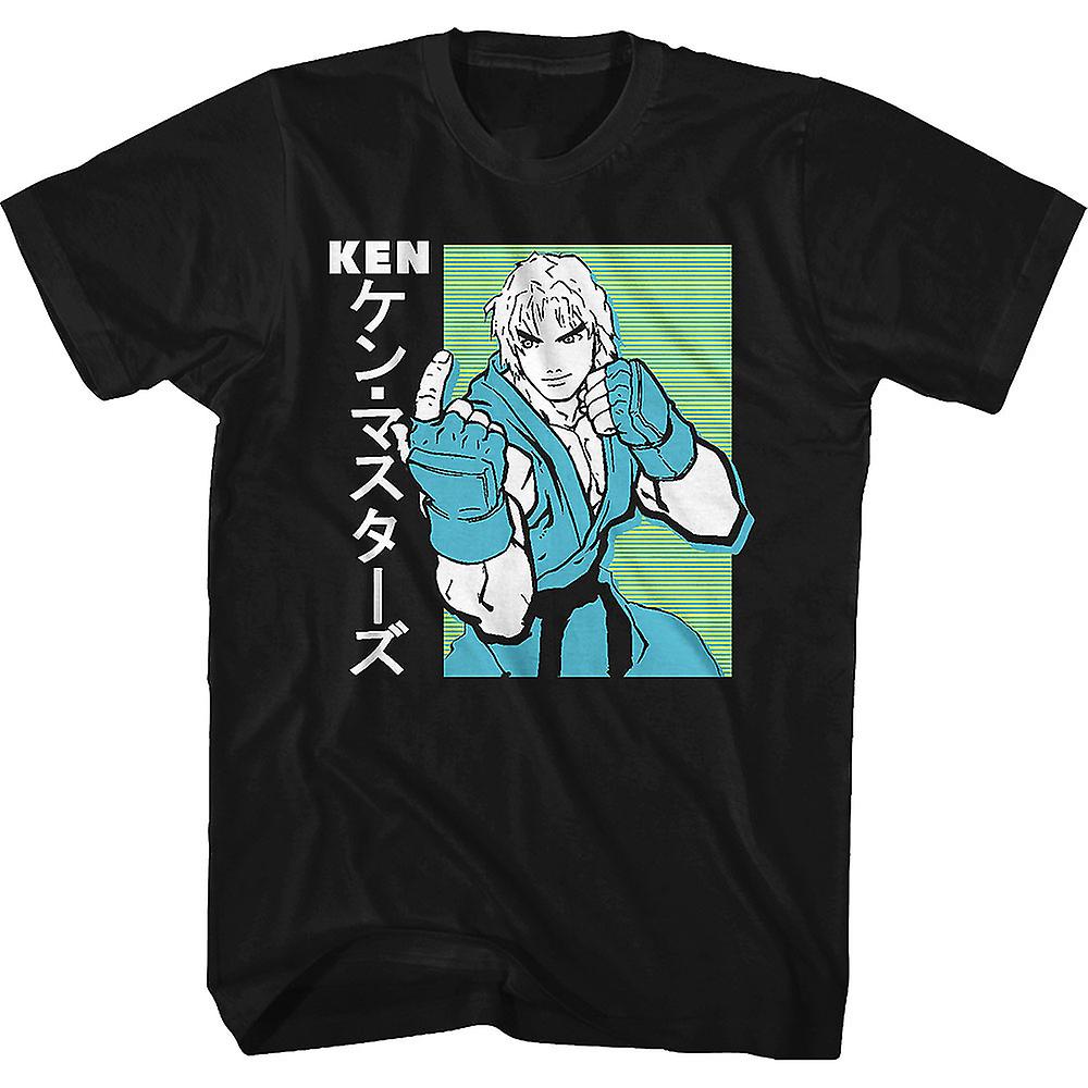 Foto 2 pulgar | Camiseta Ken Japanese Street Fighter Para Hombre Rockinstone - Venta Internacional.