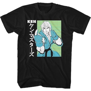 Foto 1 | Camiseta Ken Japanese Street Fighter Para Hombre Rockinstone - Venta Internacional.