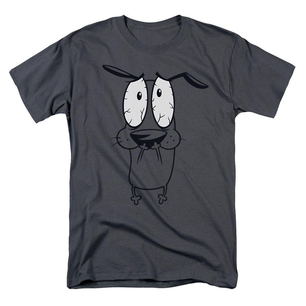 Foto 2 pulgar | Camiseta Rockinstone Courage The Cowardly Dog Scared Con Estampado - Venta Internacional.