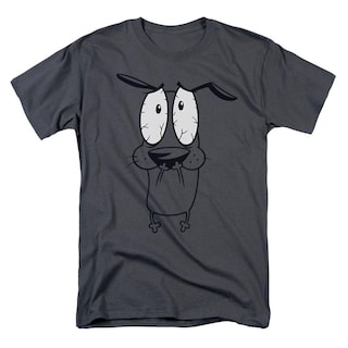 Foto 1 | Camiseta Rockinstone Courage The Cowardly Dog Scared Con Estampado - Venta Internacional.