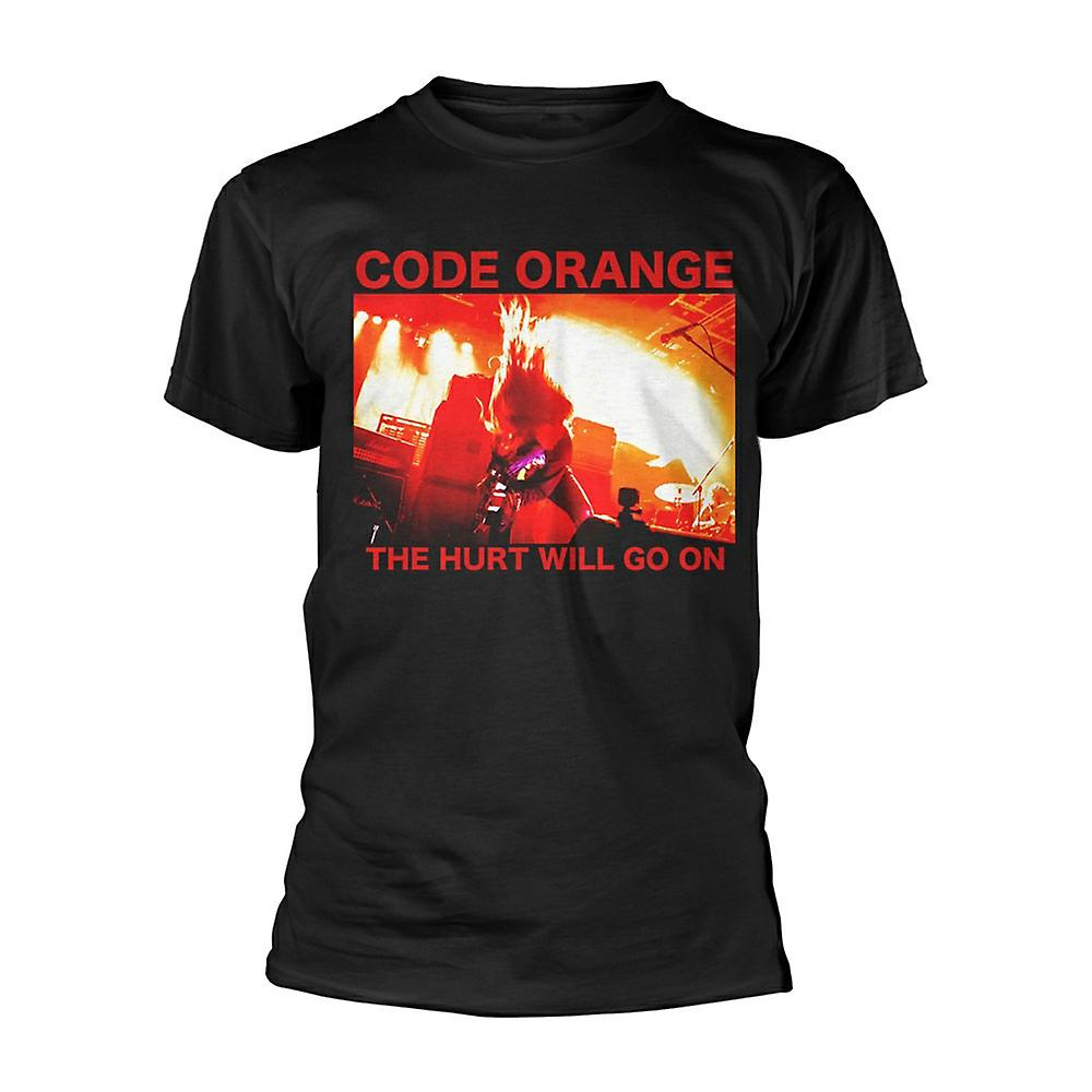 Foto 2 pulgar | Camiseta Rockinstone Code Orange Red Hurt Photo Para Hombre - Venta Internacional.