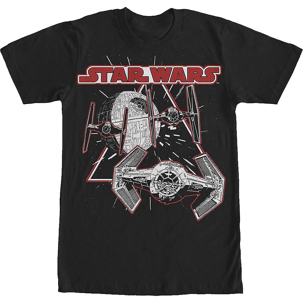Foto 2 pulgar | Camiseta Rockinstone Star Wars Tie Fighters 100% Algodón - Venta Internacional.