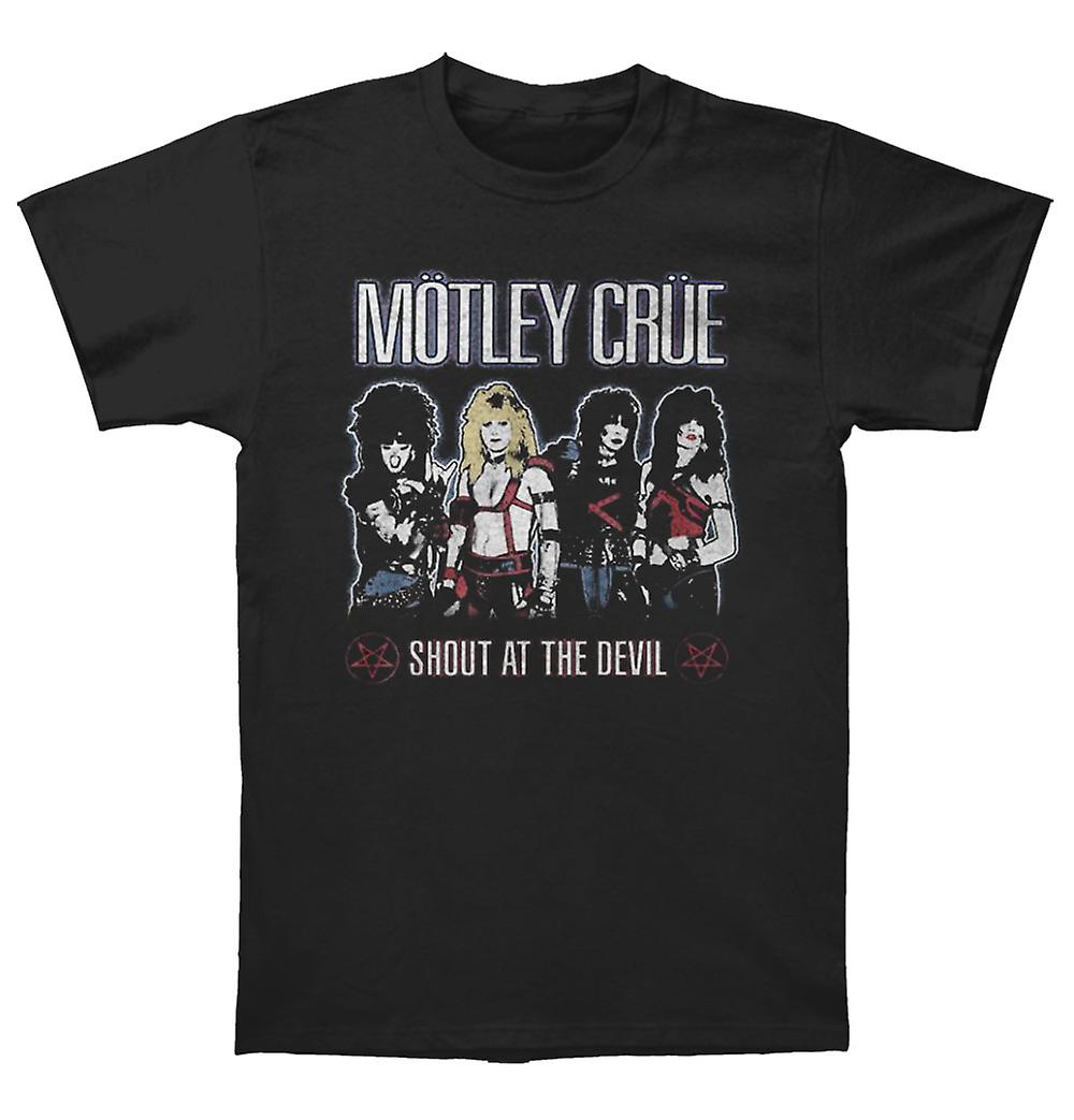 Foto 2 pulgar | Camiseta Rockinstone Motley Crue Shout At The Devil Black - Venta Internacional.