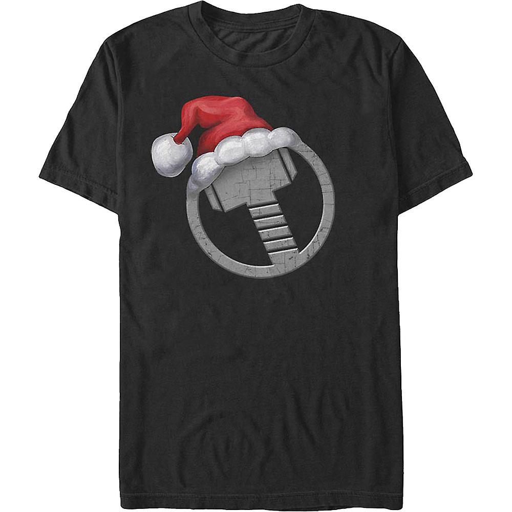 Foto 2 pulgar | Camiseta Rockinstone Thor Marvel Comics Christmas 180 G/m² - Venta Internacional.