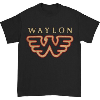 Foto 1 | Camiseta Rockinstone Waylon Jennings Flying W Para Hombre - Venta Internacional.