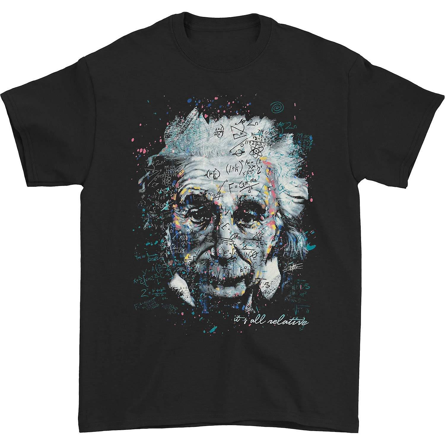 Foto 2 pulgar | Camiseta Rockinstone Albert Einstein Todo Es Relativo - Venta Internacional.