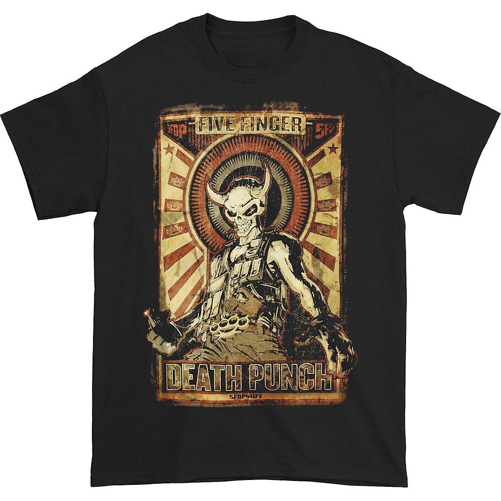 Foto 1 | Camiseta Five Finger Death Punch Mercenary 2014 Tour Para Hombre - Venta Internacional.