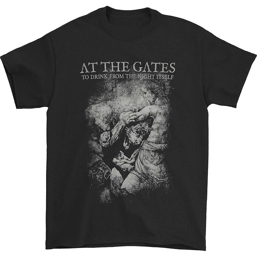 Foto 1 | Camiseta Rockinstone At The Gates Drink From The Night Grey L - Venta Internacional.