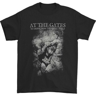 Foto 1 | Camiseta Rockinstone At The Gates Drink From The Night Grey L - Venta Internacional.