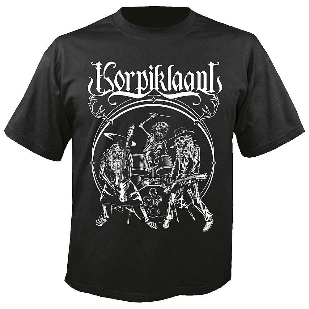 Foto 2 pulgar | Camiseta Rockinstone Korpiklaani Beer Drinker, 180 G/m², Algodón - Venta Internacional.