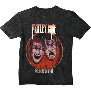 Foto 1 | Camiseta Rockinstone Motley Crue Theatre Of Pain Puff Paint - Venta Internacional.