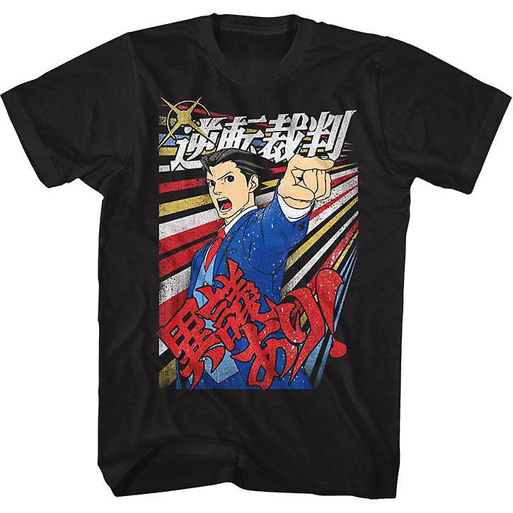 Foto 2 pulgar | Camiseta Rockinstone Ace Attorney Igiari 180 G/m², 100% Algodón - Venta Internacional.