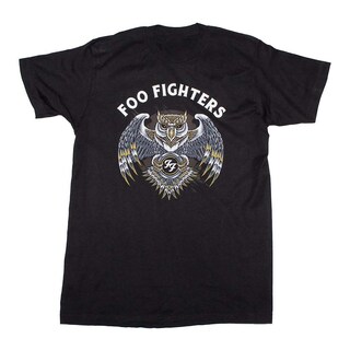Foto 1 | Camiseta Rockinstone Foo Fighters Owl 100% Algodón - Venta Internacional.