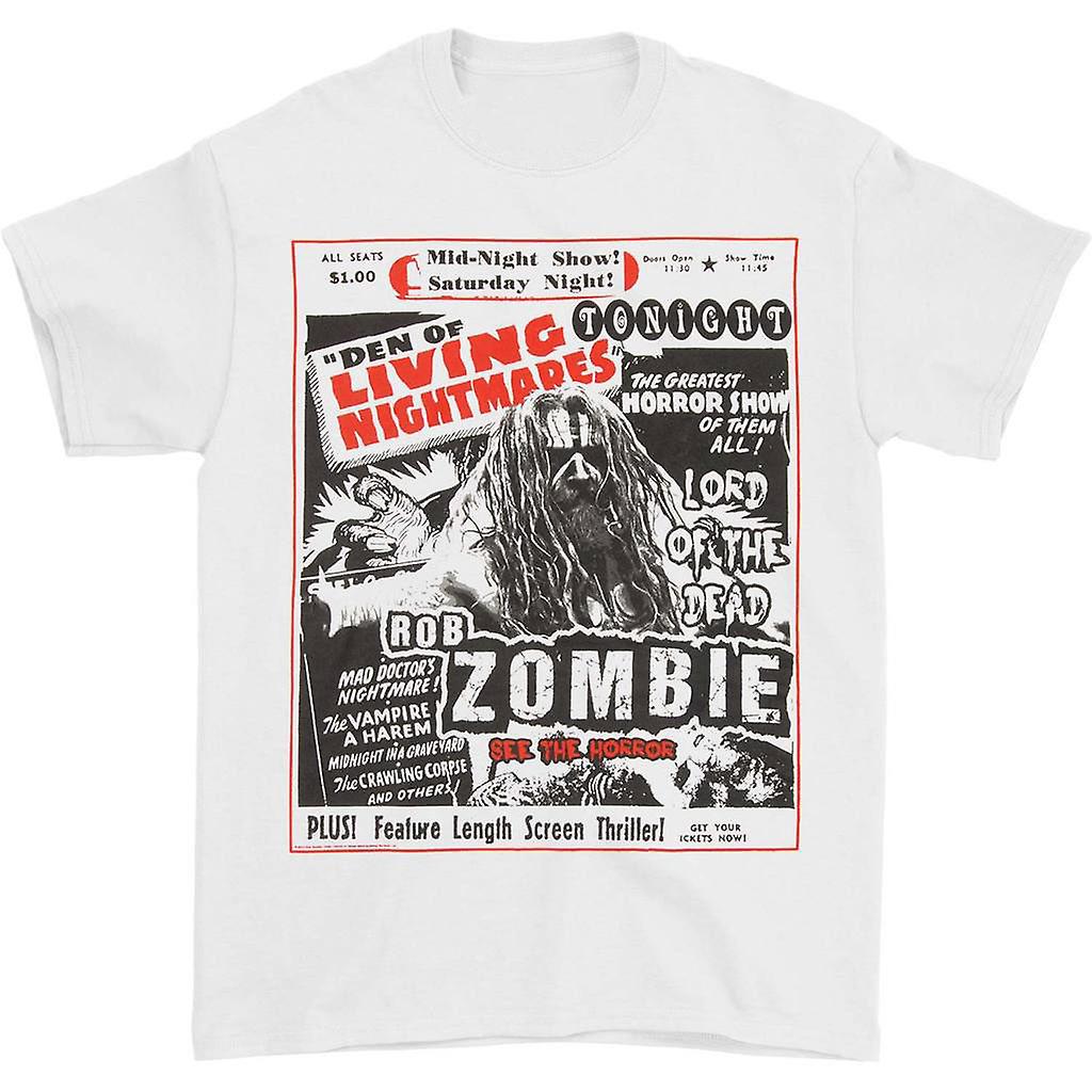 Foto 2 pulgar | Camiseta Rockinstone Rob Zombie Den Of Living Nightmares - Venta Internacional.