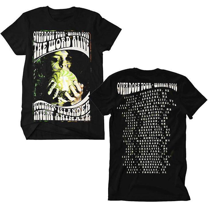 Foto 1 | Camiseta Rockinstone Word Alive Overdose Tour De Algodón 180 G/m² - Venta Internacional.