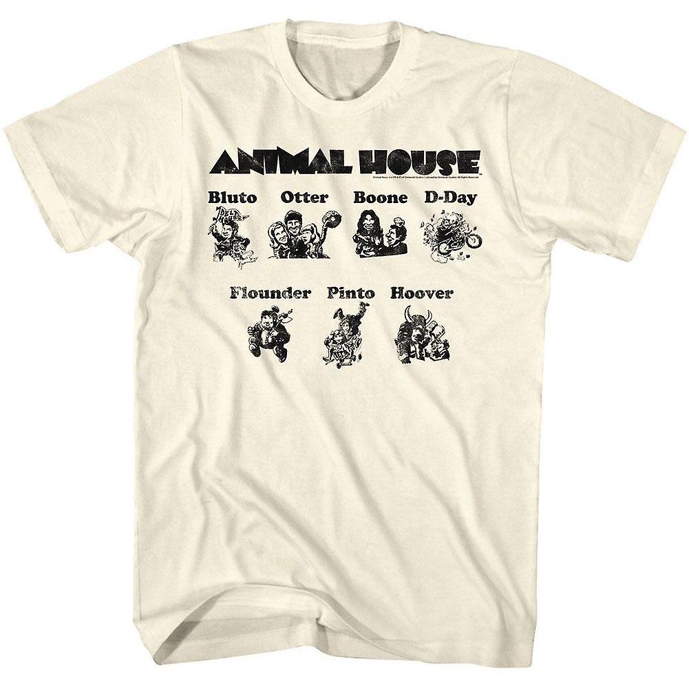 Foto 2 pulgar | Camiseta Rockinstone Animal House Cartoons 100% Algodón - Venta Internacional.