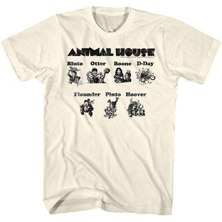 Foto 1 | Camiseta Rockinstone Animal House Cartoons 100% Algodón - Venta Internacional.