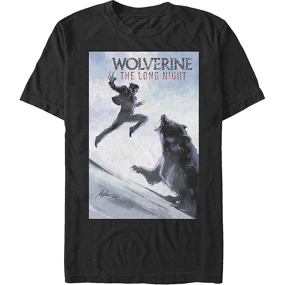 Foto 2 pulgar | Camiseta Marvel Comics Wolverine La Larga Noche Rockinstone - Venta Internacional.