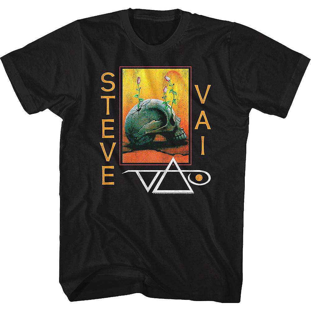 Foto 2 pulgar | Camiseta Rockinstone Con Forma De Calavera Y Flores Steve Vai, 180 G/m² - Venta Internacional.