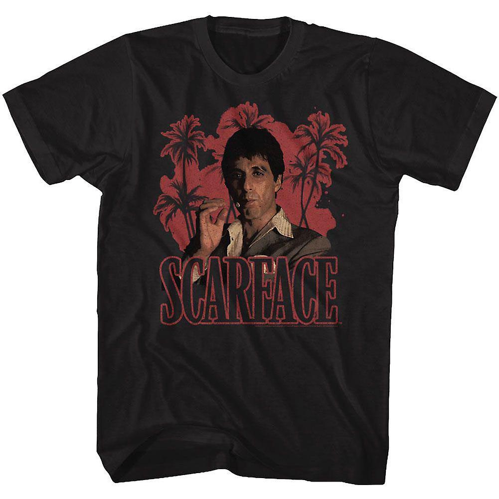 Foto 2 pulgar | Camiseta Rockinstone Scarface Red Palms 100% Algodón - Venta Internacional.