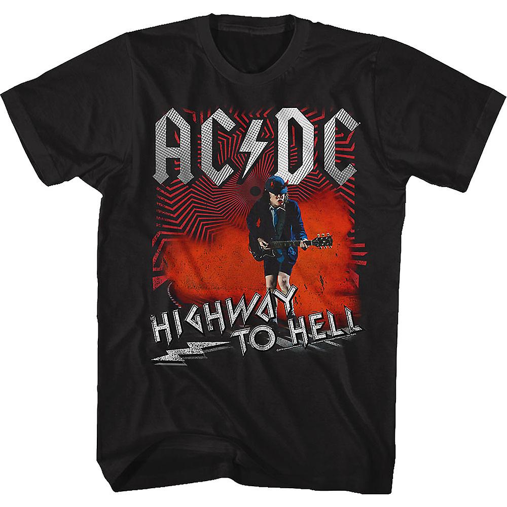 Foto 2 pulgar | Camiseta Rockinstone Angus Young Highway To Hell Acdc - Venta Internacional.