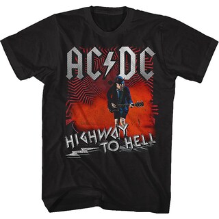 Foto 1 | Camiseta Rockinstone Angus Young Highway To Hell Acdc - Venta Internacional.