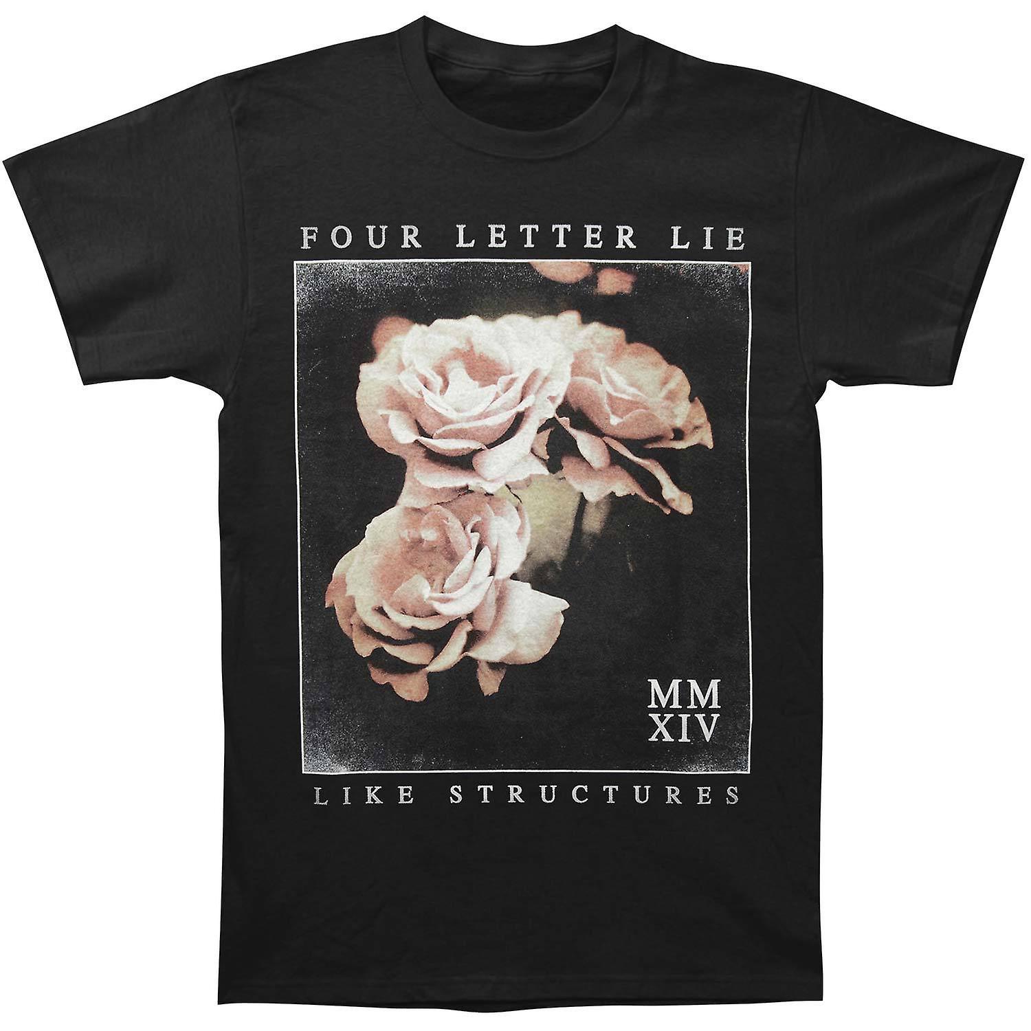 Camiseta Four Letter Lie Roses Para Hombre - Venta Internacional.