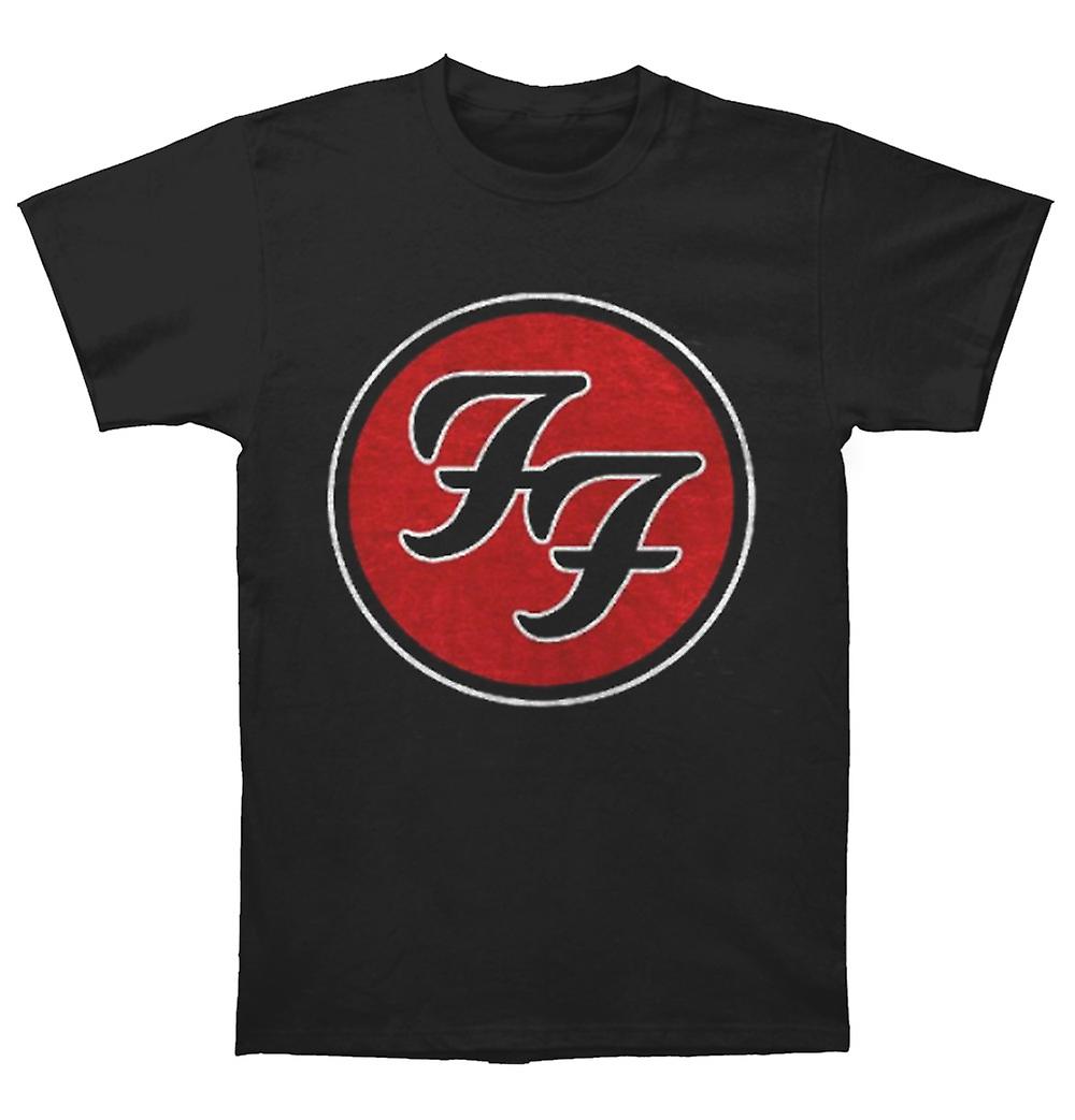 Camiseta Rockinstone Foo Fighters Ff Logo 100% Algodón - Venta Internacional.