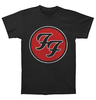 Foto 1 | Camiseta Rockinstone Foo Fighters Ff Logo 100% Algodón - Venta Internacional.