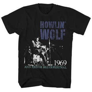 Foto 1 | Camiseta Howlin' Wolf 1969 Con Foto En Vivo Del Ann Arbor Blues Festival - Venta Internacional.
