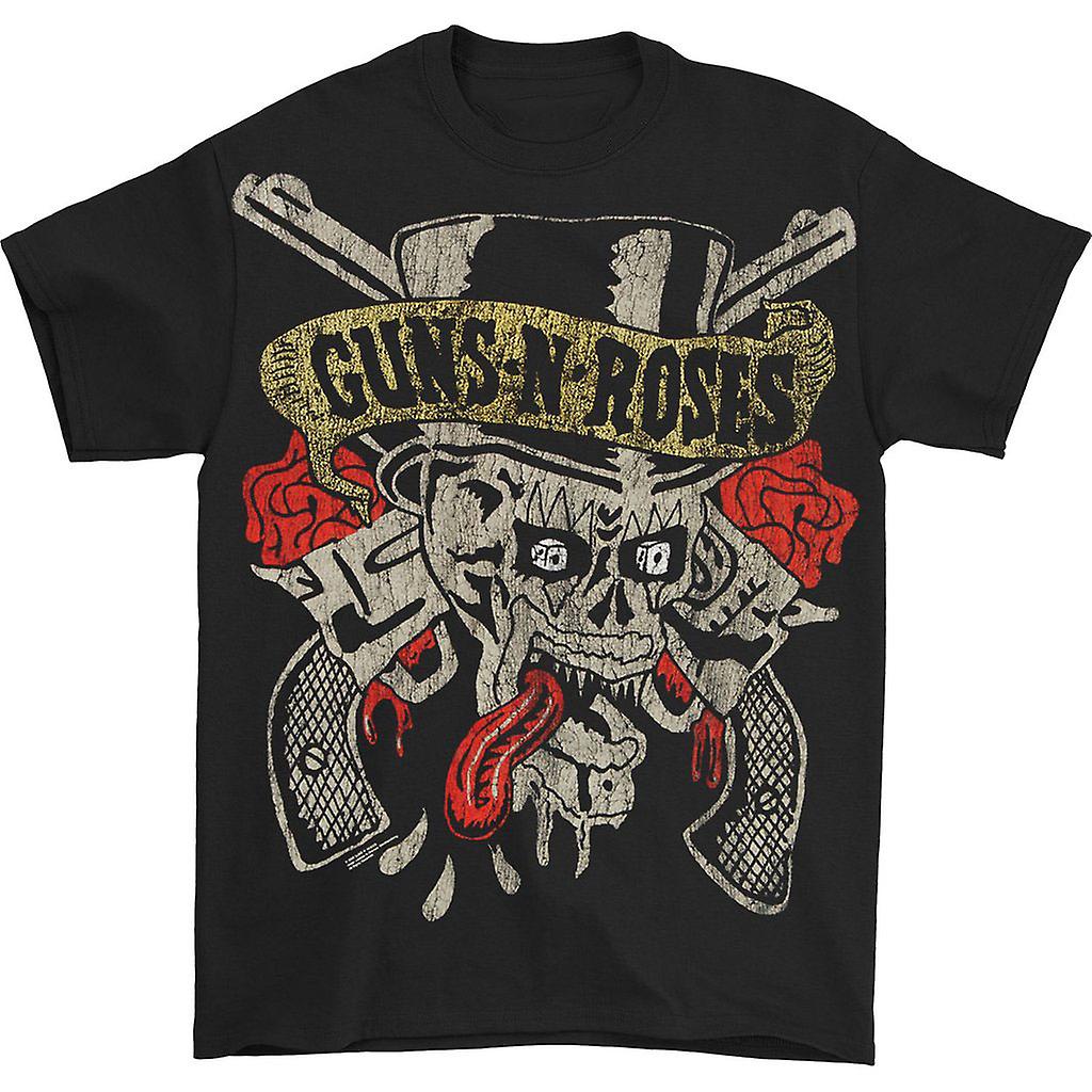 Camiseta Rockinstone Guns N Roses Tongue Skull 100% Algodón - Venta Internacional.