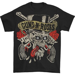 Foto 1 | Camiseta Rockinstone Guns N Roses Tongue Skull 100% Algodón - Venta Internacional.