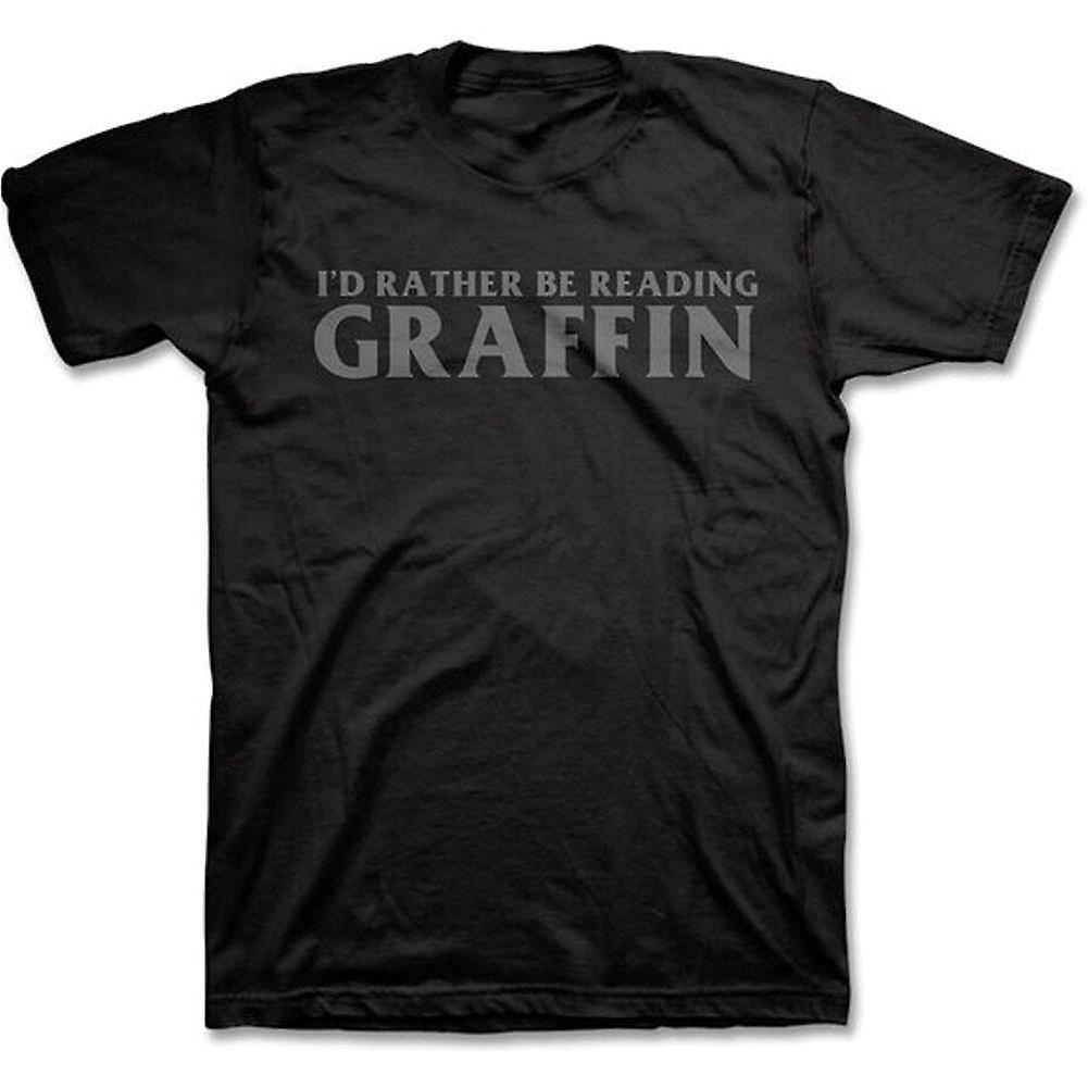 Foto 2 pulgar | Camiseta Rockinstone Greg Graffin Rather Be Reading para Hombre - Venta Internacional