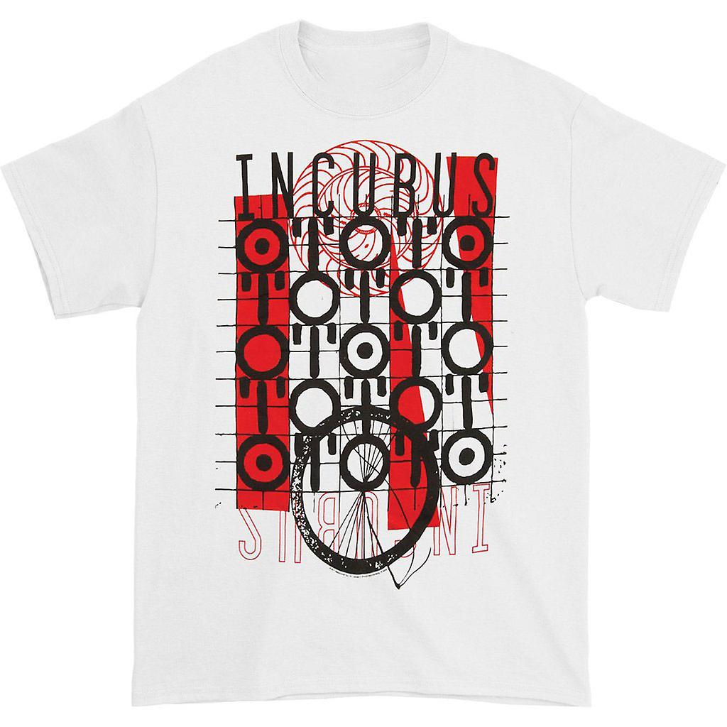 Camiseta Rockinstone Incubus Chart 180 G/m², 100% Algodón - Venta Internacional.