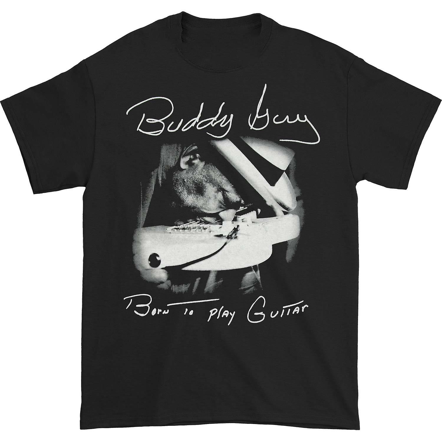 Camiseta Rockinstone Buddy Guy Born To Play Guitar 2016 - Venta Internacional.