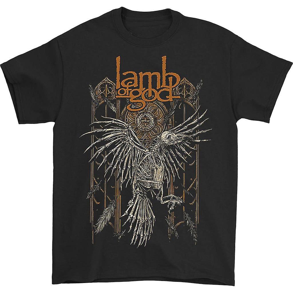 Foto 2 pulgar | Camiseta Rockinstone Lamb Of God Crow 180 G/m², 100% Algodón - Venta Internacional.