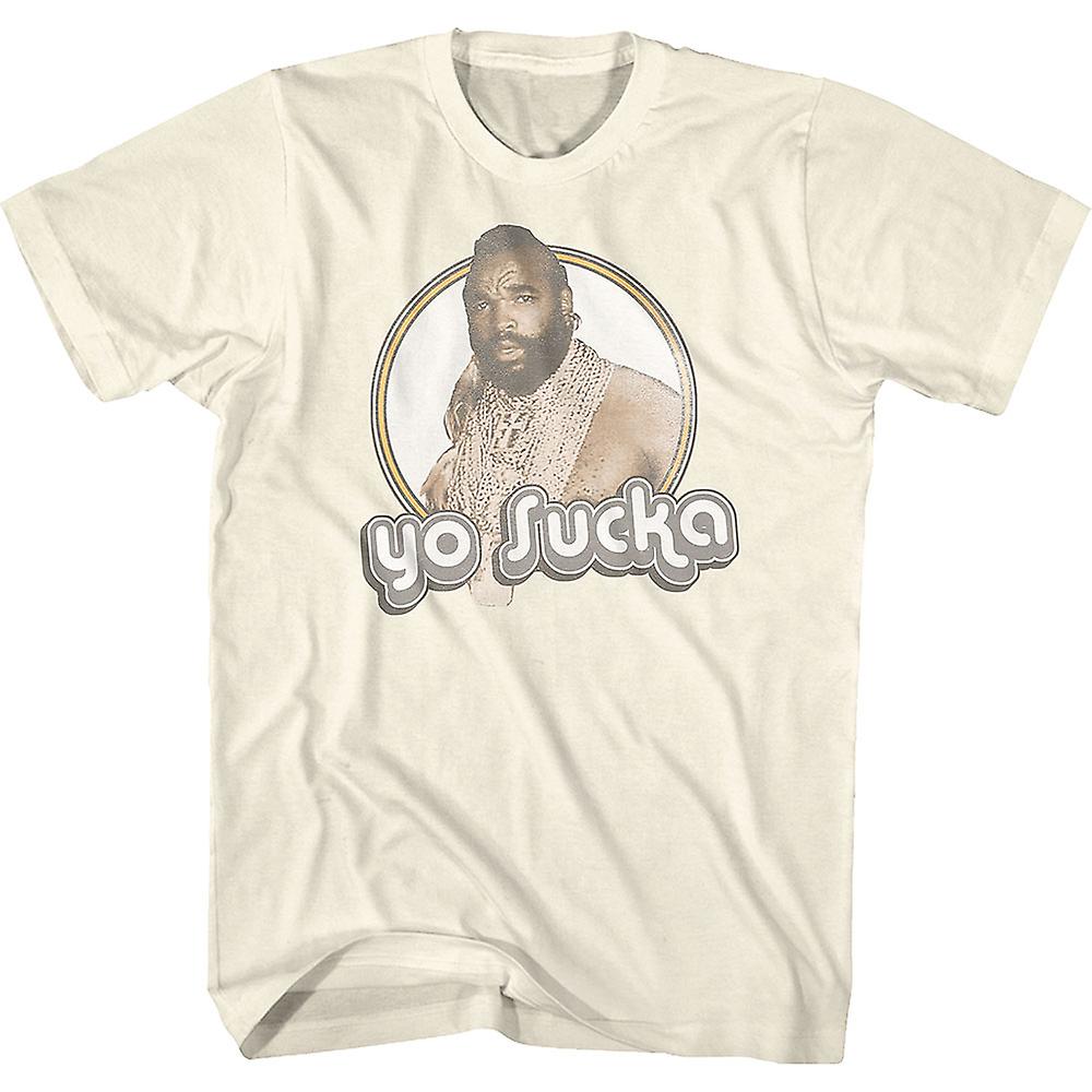 Camiseta Rockinstone Yo Sucka Mr. T Para Hombre 100% Algodón - Venta Internacional.