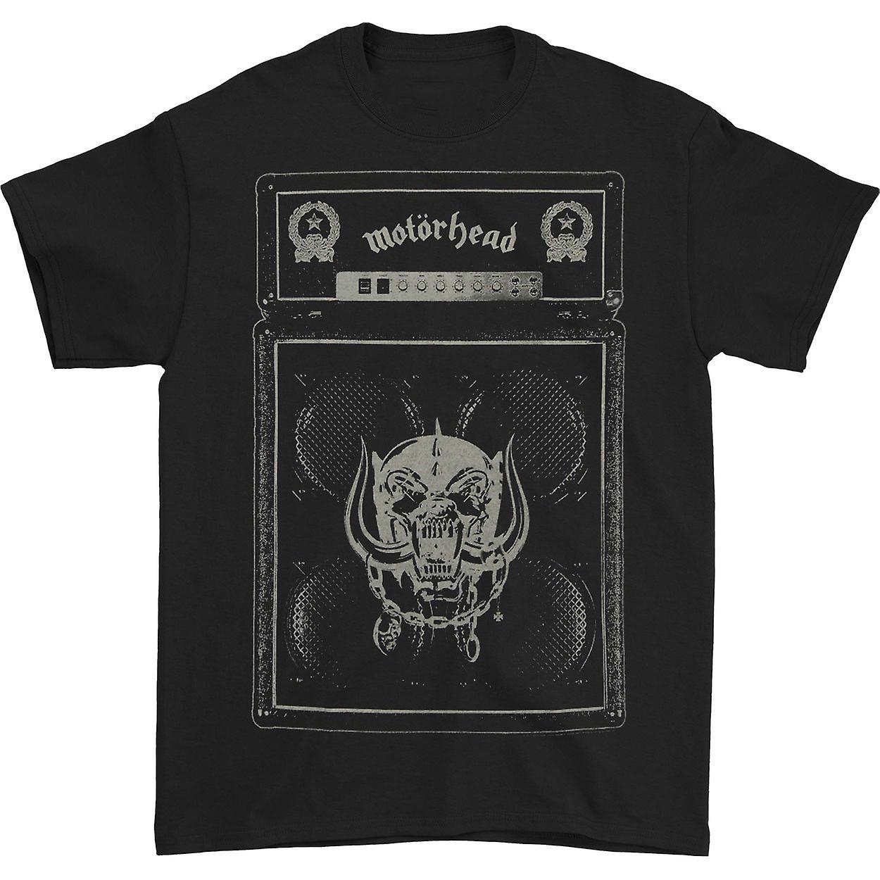 Foto 2 pulgar | Camiseta Rockinstone Motorhead Amp Stack 180 G/m², 100% Algodón - Venta Internacional.