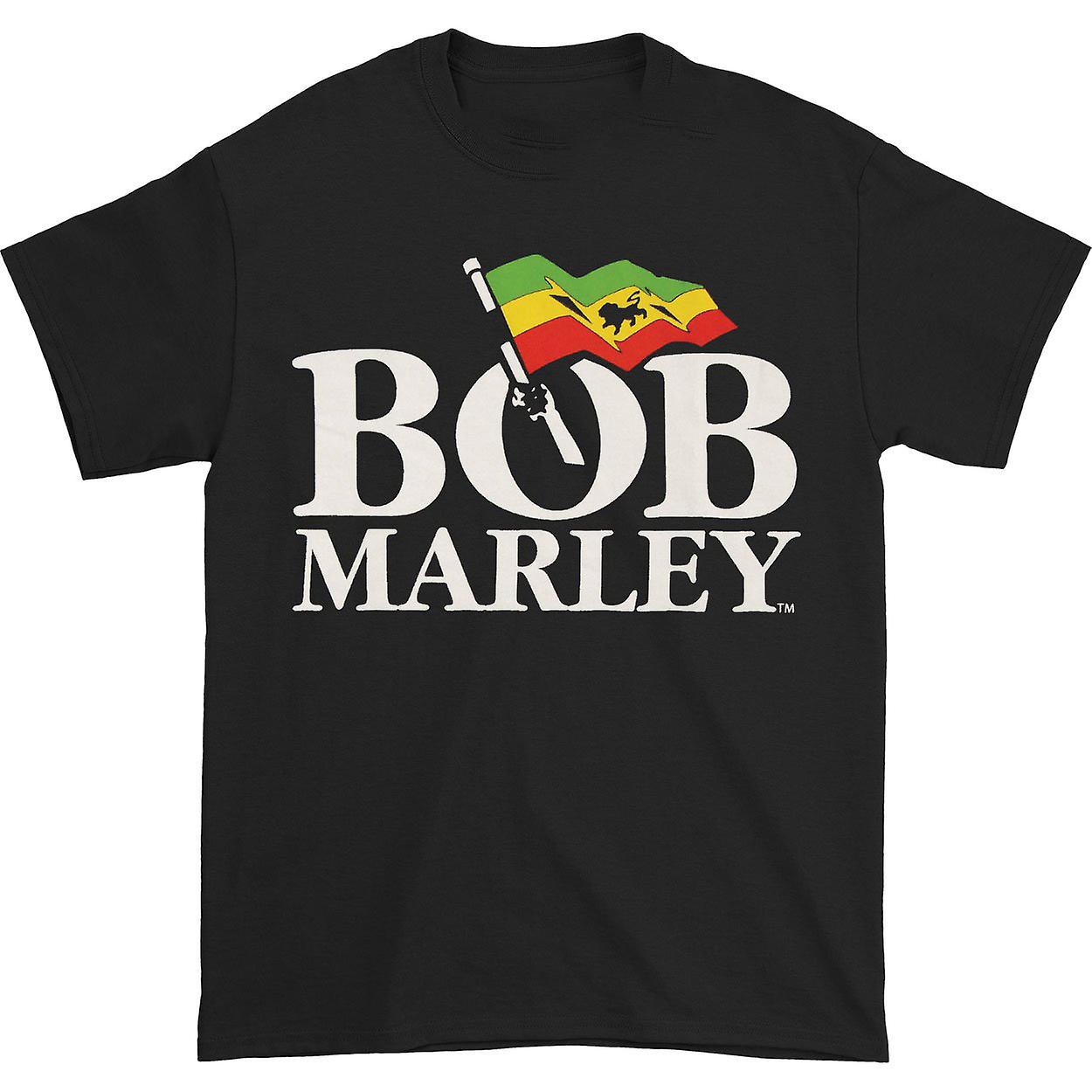 Foto 2 pulgar | Camiseta Rockinstone Con La Bandera De Bob Marley 100% Algodón - Venta Internacional.