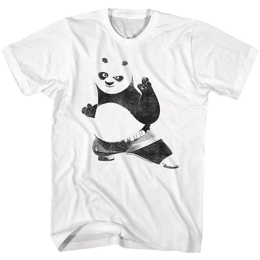 Foto 2 pulgar | Camiseta Rockinstone Kung-fu Panda Strike A Pose Para Hombre - Venta Internacional.