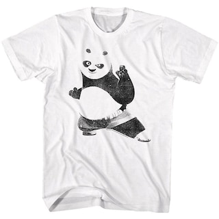 Foto 1 | Camiseta Rockinstone Kung-fu Panda Strike A Pose Para Hombre - Venta Internacional.