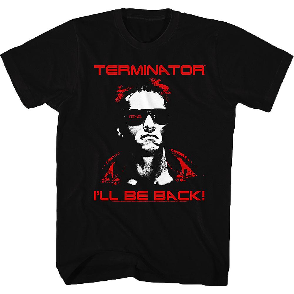 Foto 2 pulgar | Camiseta Rockinstone Terminator I'll Be Back 100% Algodón - Venta Internacional.