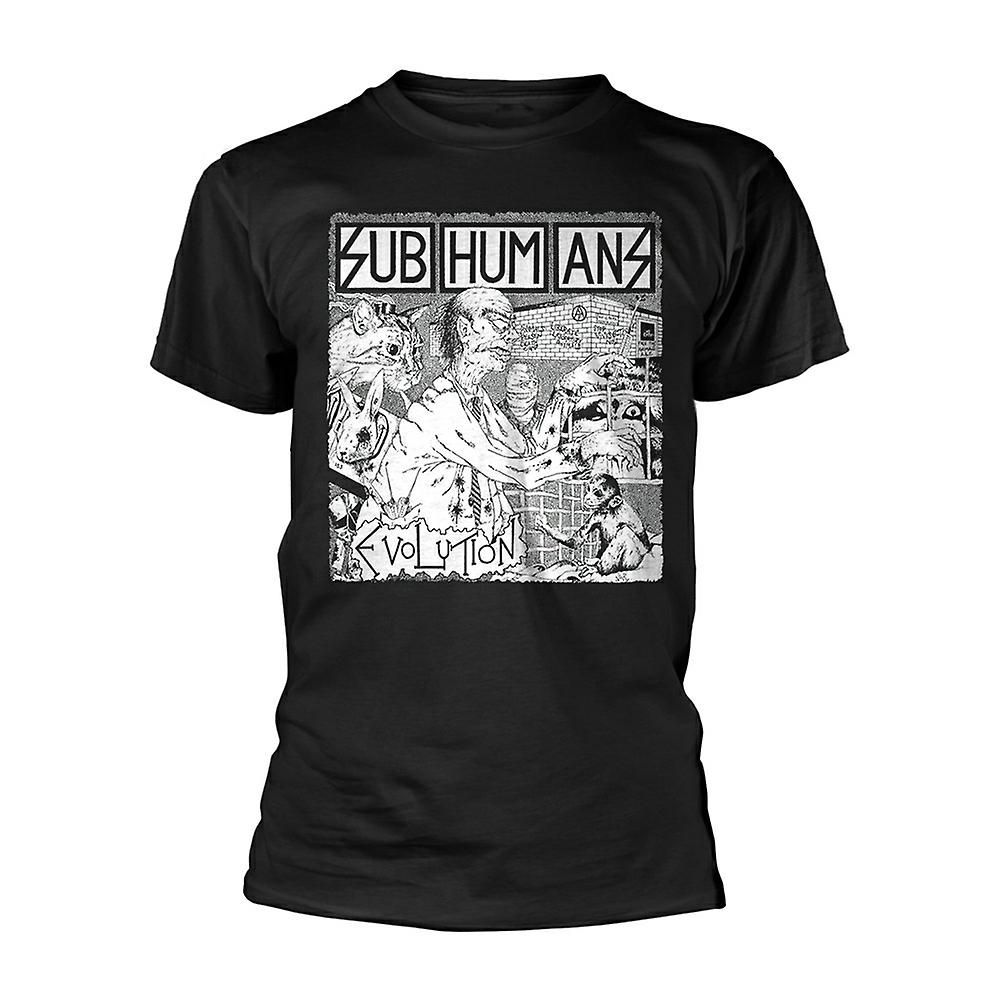 Foto 2 pulgar | Camiseta Rockinstone Subhumans Evolution 180 G/m² 100% Algodón - Venta Internacional