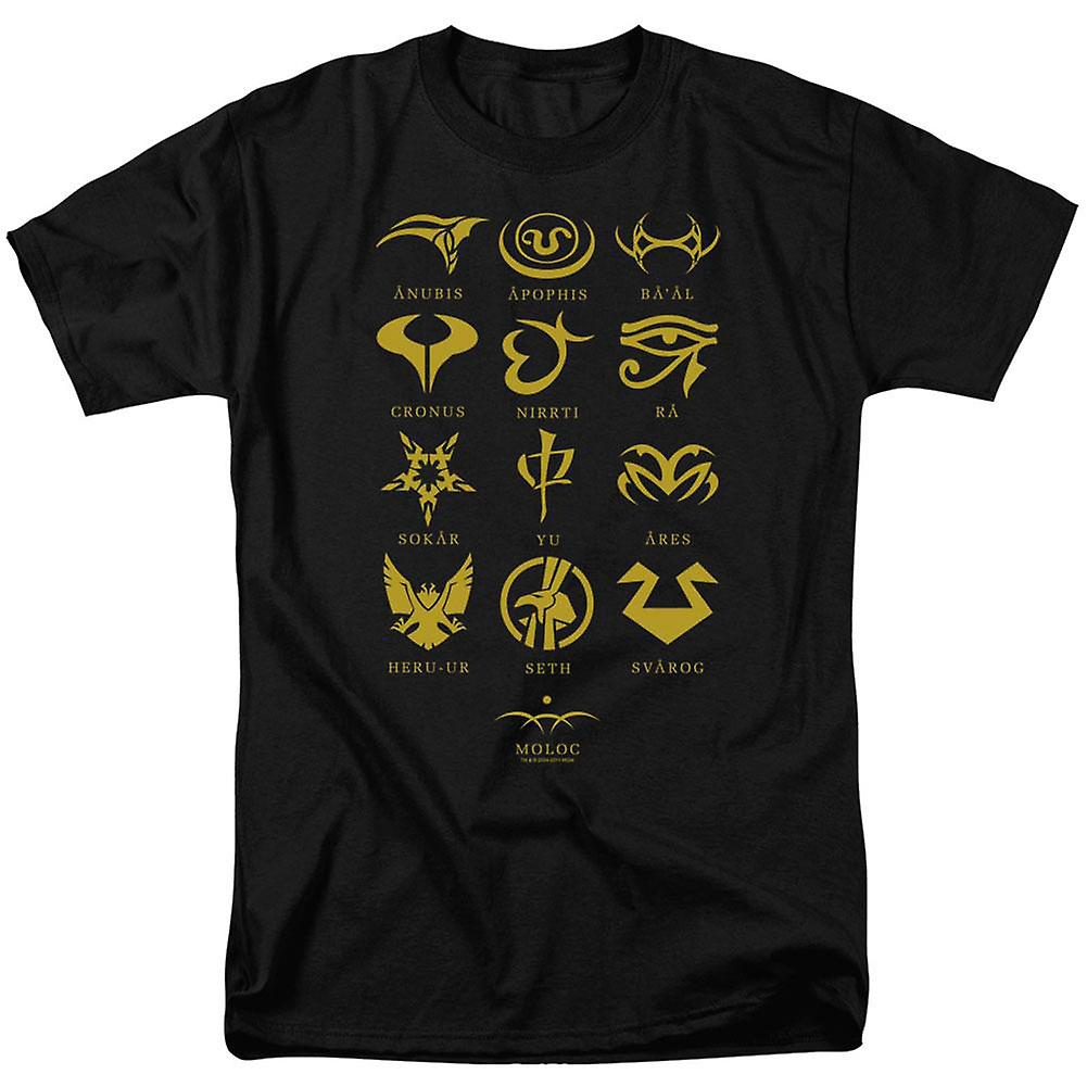 Foto 2 pulgar | Camiseta Rockinstone Stargate Goa'uld Characters Para Adulto - Venta Internacional.