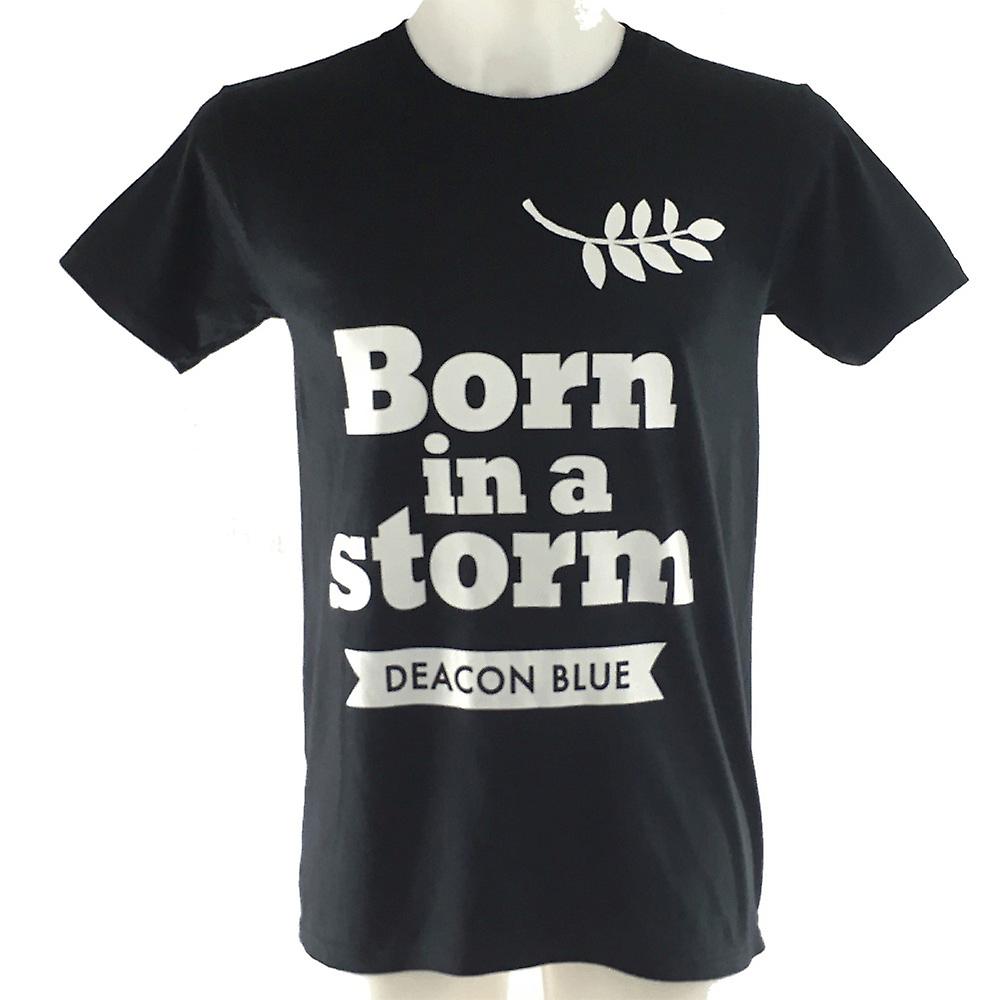 Foto 2 pulgar | Camiseta Deacon Blue Born In A Storm Para Hombre - Venta Internacional.