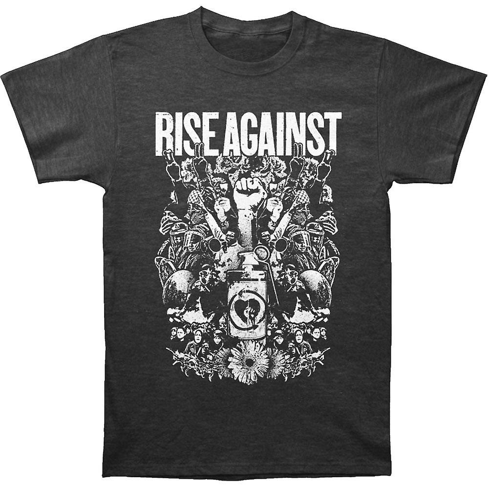 Foto 2 pulgar | Camiseta Rockinstone Rise Against Protest 180 G/m² 100% Algodón - Venta Internacional.