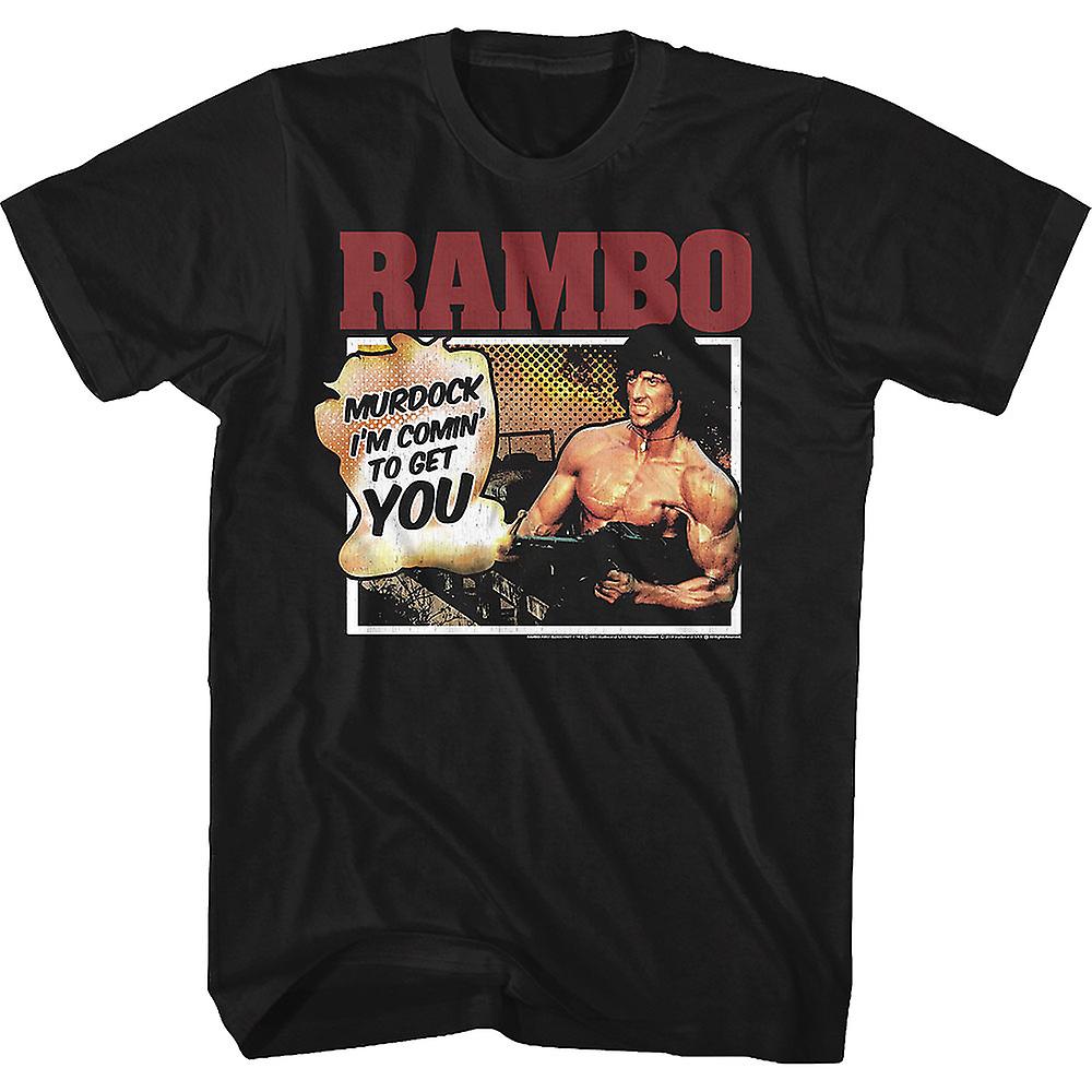 Foto 2 pulgar | Camiseta Rockinstone Murdock I'm Comin' To Get You Rambo - Venta Internacional.