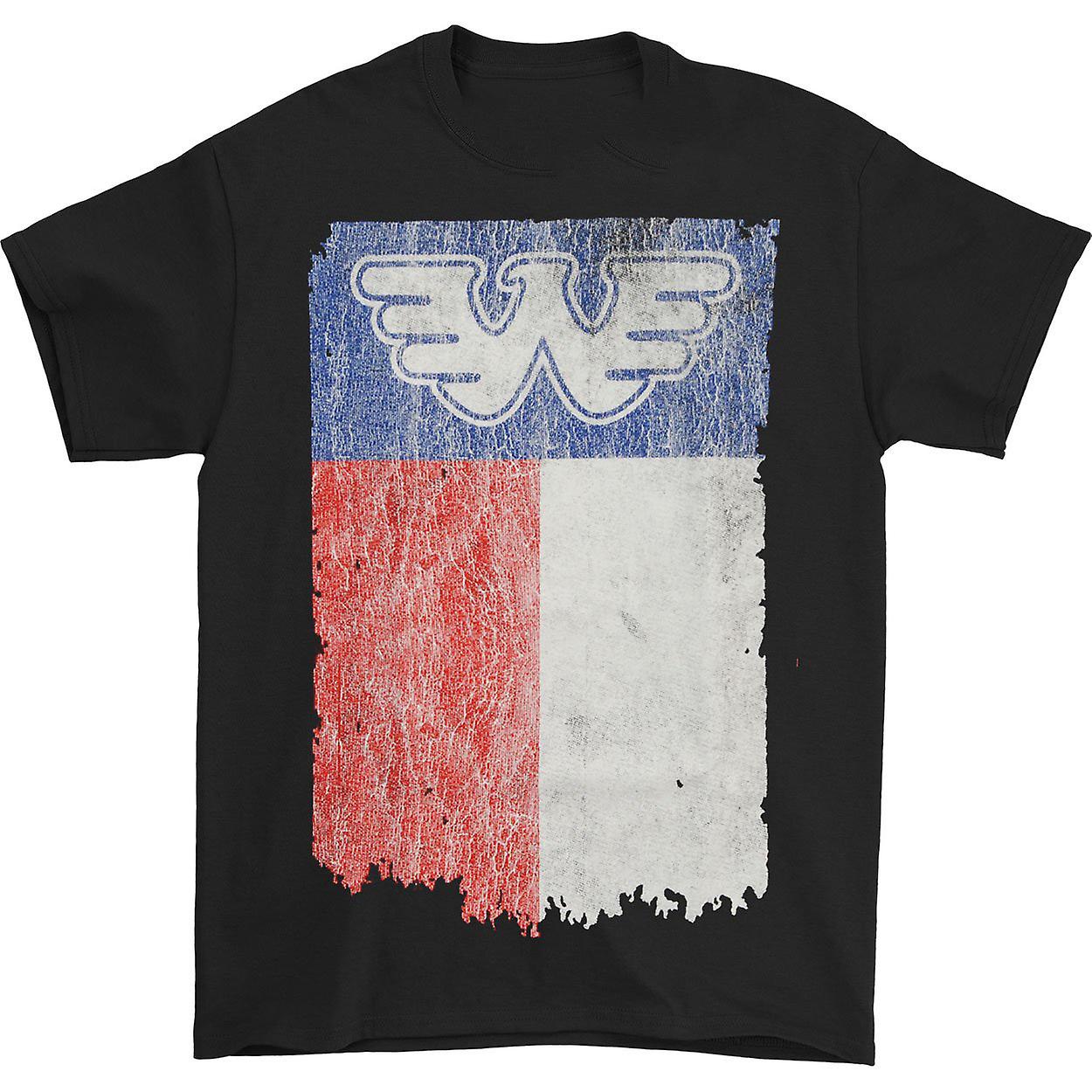 Foto 2 pulgar | Camiseta Rockinstone Waylon Jennings Con La Bandera De Texas Para Hombre - Venta Internacional.